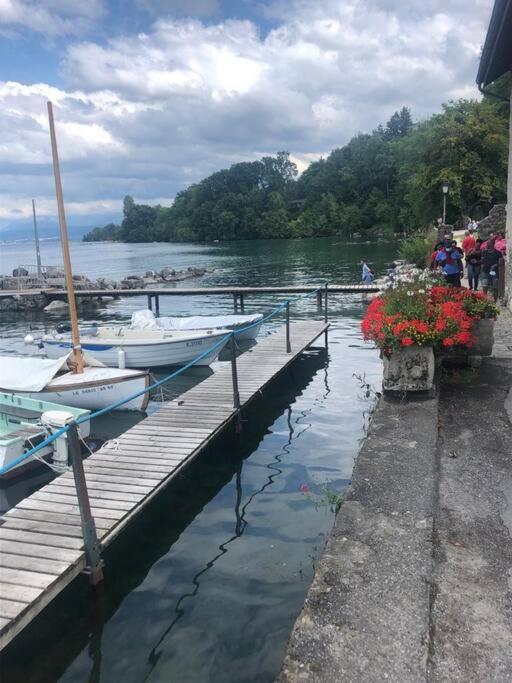 Appartement Vue Sur Le Golf Et Le Lac Leman アンフィオン・レ・バン エクステリア 写真